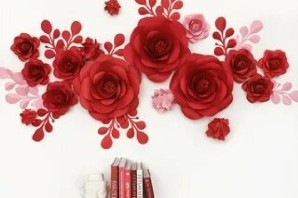 Объемные цветы из бумаги