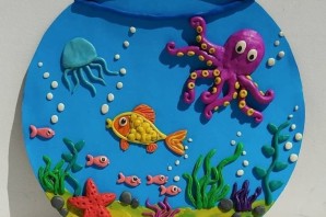 Поделка аквариум с рыбками