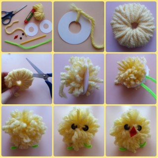 Поделки из ниток для вязания