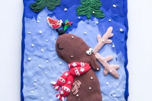 Взрослые поделки из пластилина