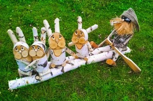 Прикольные поделки из дерева