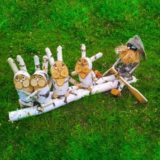 Прикольные поделки из дерева