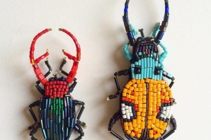 Поделки из бисера животные