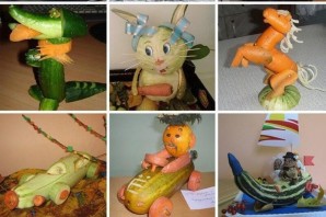 Осенние поделки из овощей своими руками