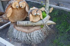 Поделки из бревна