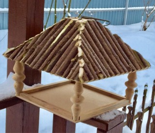 Поделка кормушка для птиц