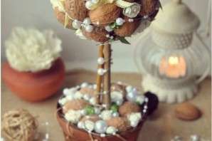 Поделки из ореховой скорлупы на тему осень