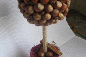 Поделка из орехов на тему осень