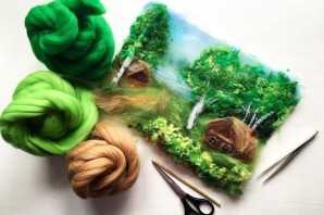 Имитация травы для поделок