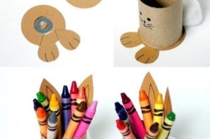 Легкие поделки из картона цветного