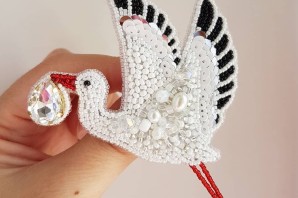 Аист поделка из бумаги