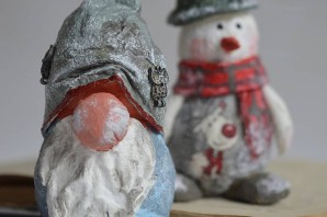 Поделки из папье маше на новый год