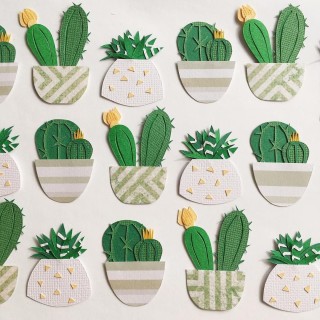 Поделка кактус из бумаги