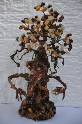 Поделка леший из природного материала