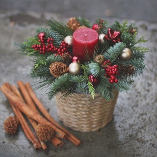 Поделка лукошко