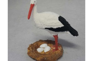 Аист поделка осенняя