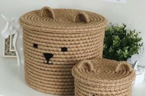 Поделки из джута крючком