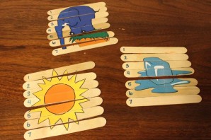 Из мороженных палочек поделки