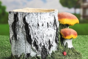 Поделка пенек своими руками из бумаги