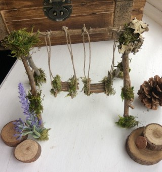 Осенние поделки из веток в садик