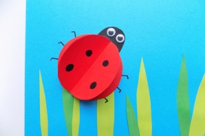 Легкие поделки из цветной бумаги для детей