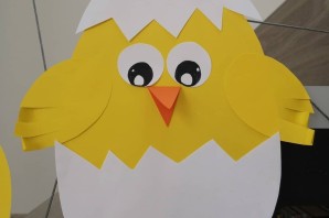 Курица из бумаги поделка