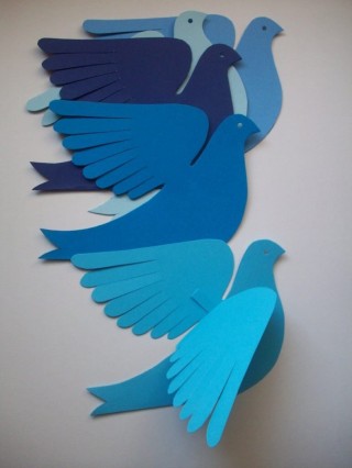 Голубь мира поделка оригами