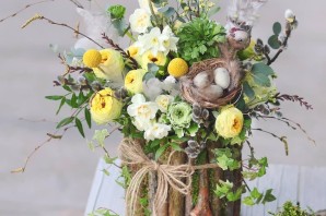 Поделки из цветов живых