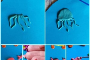 Поделка из пластилина рыбка