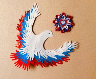 Поделка голубь своими руками