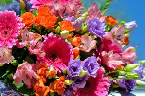 Красивый букет цветов для женщины