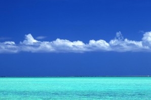 Голубой обои