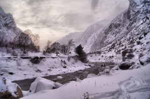 Верхняя балкария зимой