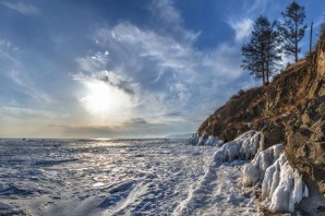 Чивыркуйский залив зимой