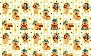 Фон с мишками