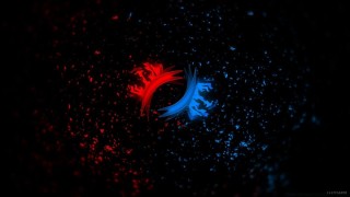 Красно синие обои на телефон