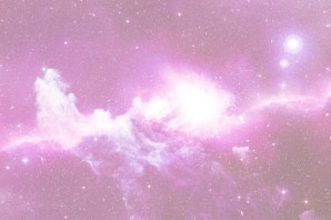 Фон розовый космос