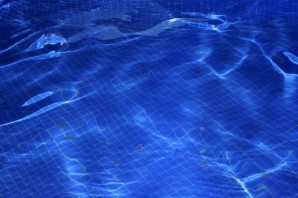 Голубой неоновый фон