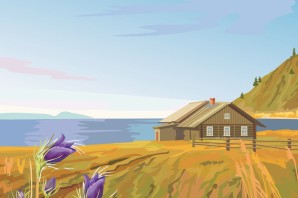 Деревенские обои