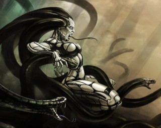 Обои на телефон медуза горгона