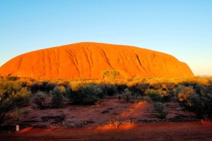 Красная гора в австралии