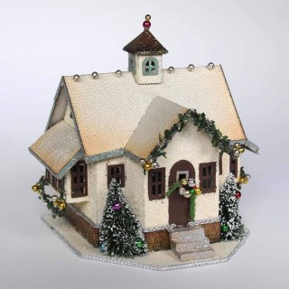 Домик поделки новогодние