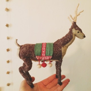 Северный олень поделка