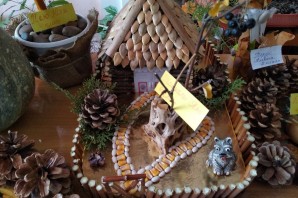 Поделки из живого материала