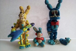 Поделки из пластилина фнаф