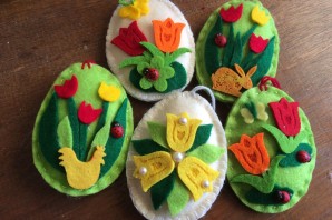 Поделки из фетра к пасхе