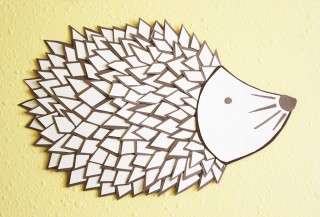 Ежик поделка для сада