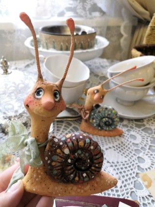 Улитка поделка