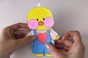 Поделки из бумаги уточка лалафанфан
