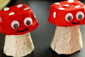 Поделка грибок для детского сада